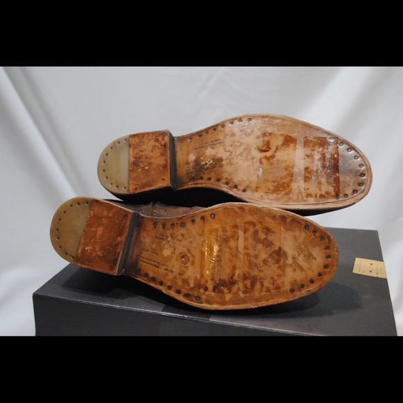 SOLD - ALL SAINTS Taupe Suede Range Boots Men - Picture 4 of 8